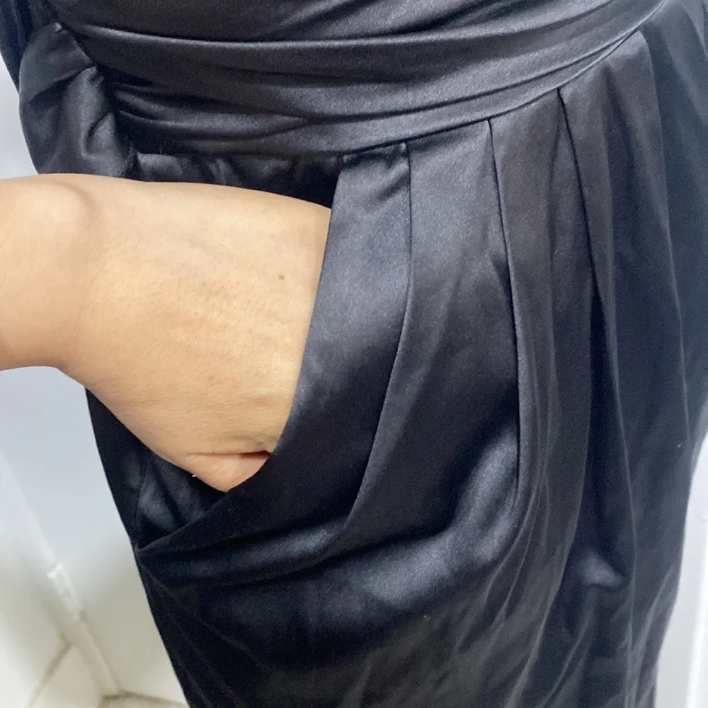 Black 👗 dress M - Picture 3 of 6